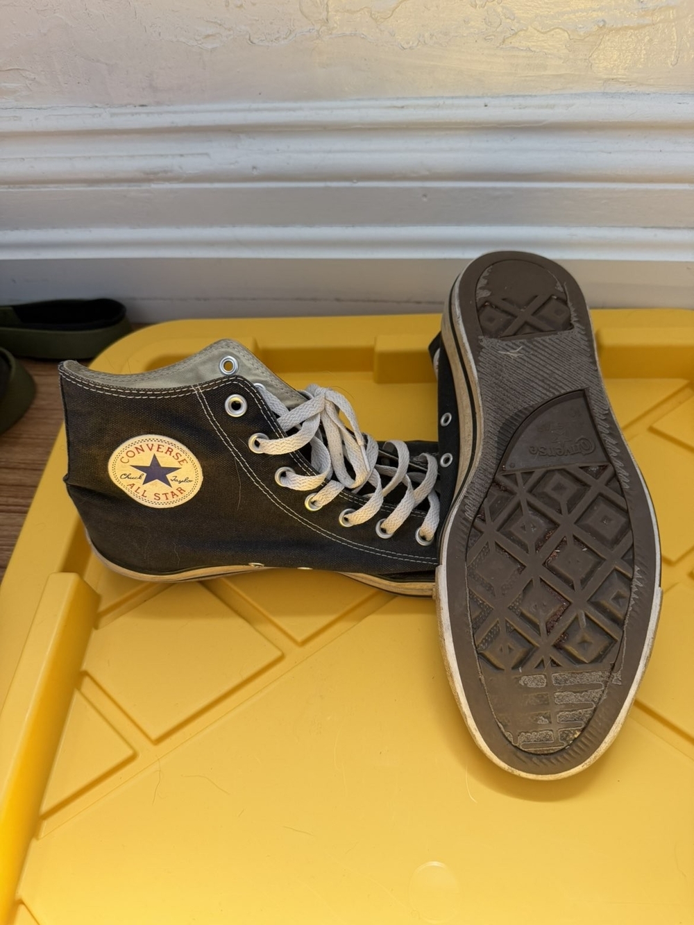 Converse High Top Sneakers - Black and White
